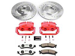 PowerStop Z26 Street Warrior Brake Rotor, Pad and Caliper Kit; Front (99-04 Mustang Cobra, Bullitt, Mach 1)