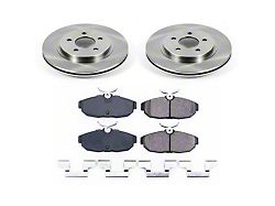 PowerStop OE Replacement Brake Rotor and Pad Kit; Rear (05-3/20/10 Mustang GT, V6; 07-11 Mustang GT500)