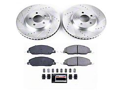 PowerStop Z23 Evolution Sport Brake Rotor and Pad Kit; Front (05-10 Mustang GT; 11-14 Mustang GT w/o Performance Pack)
