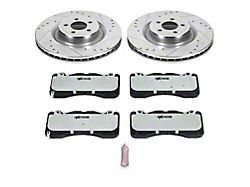 PowerStop Z26 Street Warrior Brake Rotor and Pad Kit; Front (15-23 Mustang GT w/ Performance Pack)