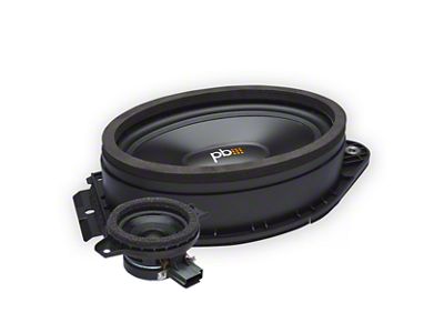 PowerBass 6x9-Inch Direct Fit Premium OEM Replacement Component Speaker; Rear Deck; 60 Watts RMS/120 Watts Max (10-15 Camaro)