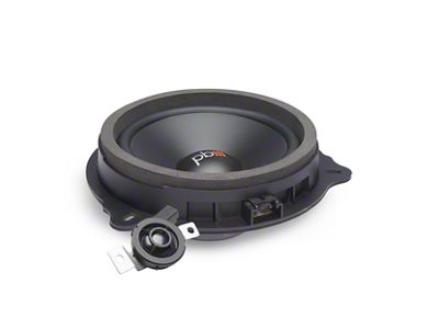 PowerBass 6.50-Inch Direct Fit Premium OEM Replacement Component Speaker; Front Door; 60 Watts RMS/120 Watts Max (15-20 Mustang)