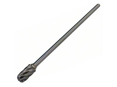 6-Inch Shank Aluminum Cut 1/2-Inch Cylinder Carbide Burr