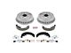 PowerStop OE Replacement Brake Drum and Pad Kit; Rear (93-97 Camaro w/ Rear Drum Brakes)