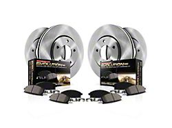 PowerStop OE Replacement Brake Rotor and Pad Kit; Front and Rear (1993 Camaro w/ Rear Disc Brakes)