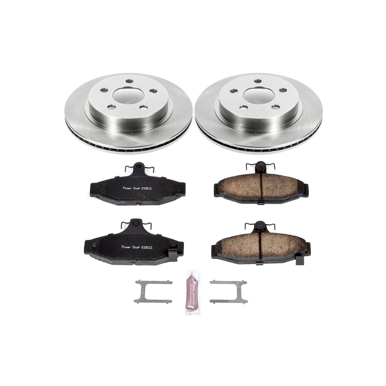 PowerStop Camaro OE Replacement Brake Rotor and Pad Kit; Rear KOE1531 ...