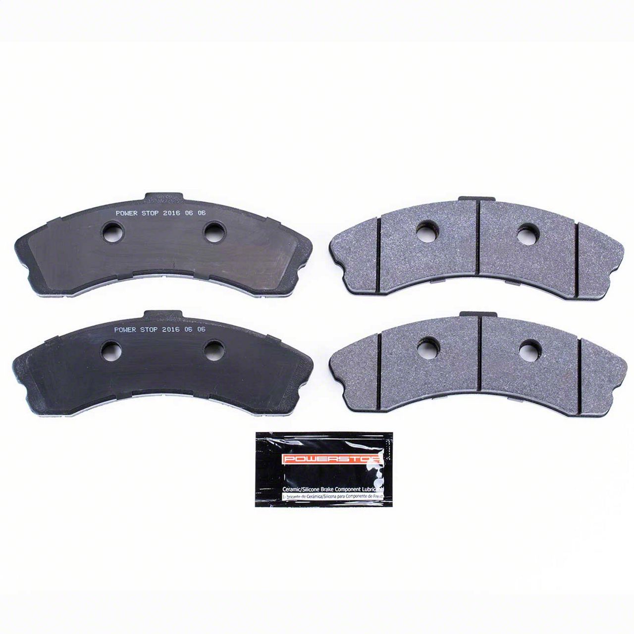 PowerStop Corvette Track Day Carbon-Fiber Metallic Brake Pads; Front ...