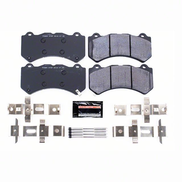 PowerStop Corvette Track Day Carbon-Fiber Metallic Brake Pads; Front ...