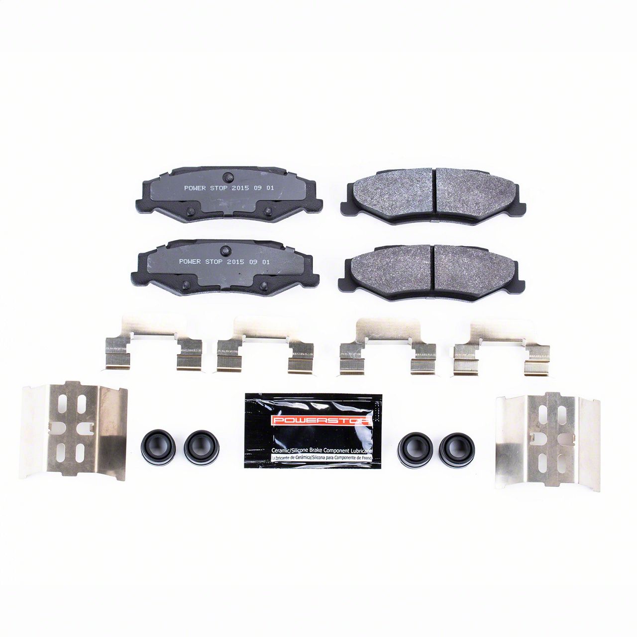 PowerStop Corvette Track Day Carbon-Fiber Metallic Brake Pads; Rear ...