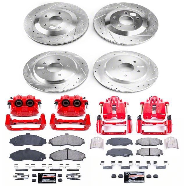 PowerStop Corvette Z23 Evolution Brake Rotor, Pad and Caliper Kit ...