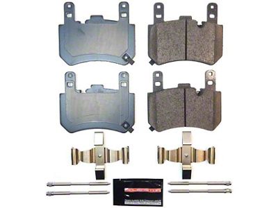 PowerStop Z23 Evolution Sport Carbon-Fiber Ceramic Brake Pads; Rear Pair (23-25 Corvette C8 Z06 w/o Z07 Package)