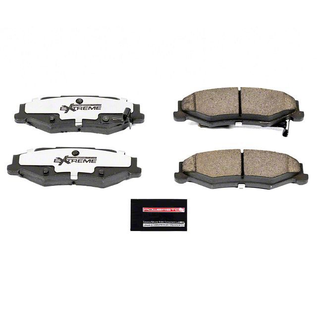 PowerStop Corvette Z26 Street Performance CarbonFiber Ceramic Brake Pads; Rear Pair Z26732 (97