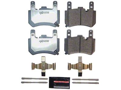 PowerStop Z26 Street Performance Carbon-Fiber Ceramic Brake Pads; Rear Pair (23-25 Corvette C8 Z06 w/o Z07 Package)