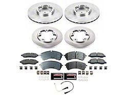 PowerStop Z17 Evolution Plus Brake Rotor and Pad Kit; Front and Rear (21-24 Mustang Mach-E, Excluding GT)