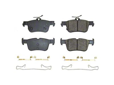 PowerStop Z17 Evolution Plus Clean Ride Ceramic Brake Pads; Rear Pair (21-24 Mustang Mach-E)