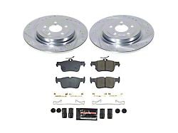 PowerStop Z23 Evolution Sport Brake Rotor and Pad Kit; Rear (21-24 Mustang Mach-E)