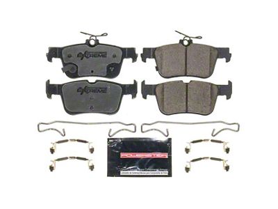 PowerStop Z26 Street Performance Carbon-Fiber Ceramic Brake Pads; Rear Pair (21-25 Mustang Mach-E)