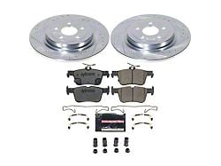 PowerStop Z26 Street Warrior Brake Rotor and Pad Kit; Rear (21-24 Mustang Mach-E)