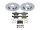 PowerStop Z26 Street Warrior Brake Rotor and Pad Kit; Rear (21-24 Mustang Mach-E)