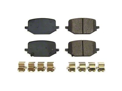 PowerStop Z17 Evolution Plus Clean Ride Ceramic Brake Pads; Rear Pair (2024 Mustang GT, EcoBoost w/ Performance Pack)