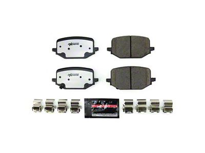 PowerStop Z26 Street Performance Carbon-Fiber Ceramic Brake Pads; Rear Pair (2024 Mustang GT, EcoBoost w/ Performance Pack)