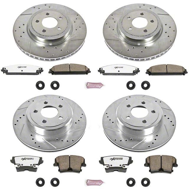 PowerStop Challenger Z26 Street Warrior Brake Rotor and Pad Kit