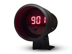 Prosport Shift Light with Digital Tachometer; Black (Universal; Some Adaptation May Be Required)