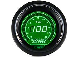 Prosport 52mm EVO Series Wideband Air Fuel Ratio Gauge with Bosch Sensor; Electrical; Green/White (Universal; Some Adaptation May Be Required)