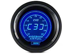 Prosport 52mm EVO Series Wideband Air Fuel Ratio Gauge with Bosch Sensor; Electrical; Blue/Red (Universal; Some Adaptation May Be Required)