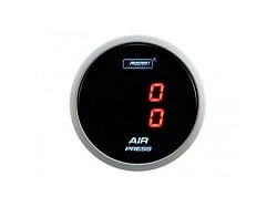 Prosport 52mm Digital Series Dual Air Pressure Gauge; 0 to 200 PSI; Red LCD Display (Universal; Some Adaptation May Be Required)