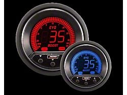 Prosport 52mm EVO Series Boost Controller/Boost Gauge Combo; Electrical; 35 PSI; Blue/Red (Universal; Some Adaptation May Be Required)