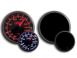 Prosport 52mm Premium Series Boost Gauge; Electrical; 45 PSI; Amber/White (Universal; Some Adaptation May Be Required)