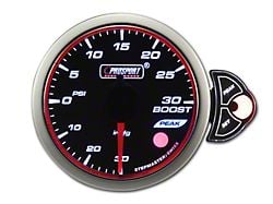 Prosport 52mm Halo Premium Series Boost Gauge; Electrical; 30 PSI; Blue/White/Amber (Universal; Some Adaptation May Be Required)