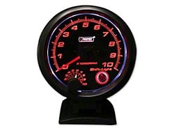 Prosport Performance Tachometer with Shift Light; 3-3/4-Inch (Universal; Some Adaptation May Be Required)