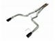 Pypes H-Bomb Cat-Back Exhaust System with Black Tips (2024 Mustang GT Fastback w/o Active Exhaust)