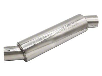 Pypes M-80 Offset/Offset Bullet Style Muffler; 2.50-Inch Inlet/2.50-Inch Outlet (Universal; Some Adaptation May Be Required)