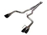 Pypes Phantom Series X-Bomb Cat-Back Exhaust System with Black Tips (18-23 Mustang GT w/o Active Exhaust)