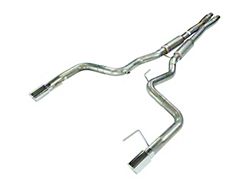 Pypes X-Bomb Cat-Back Exhaust System with Polished Tips (15-17 Mustang GT Fastback)