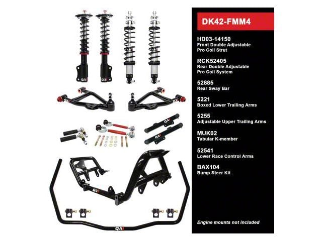 QA1 Level 2 Drag Kit with Coil-Overs (94-04 Mustang, Excluding 99-04 Cobra)