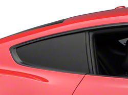 SEC10 Quarter Window Blackout; Matte Black (15-23 Mustang Fastback)