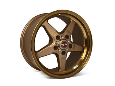 Race Star 92 Drag Star Bracket Racer Bronze Wheel; Front Only; 20x6 (06-10 RWD Charger)
