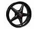 Race Star 92 Drag Star Bracket Racer Gloss Black Wheel; Front Only; 17x7 (06-10 RWD Charger)
