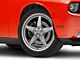 Race Star 92 Drag Star Bracket Racer Metallic Gray Wheel; Front Only; 20x6 (06-10 RWD Charger)