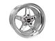 Race Star 92 Drag Star Polished Wheel; Rear Only; 15x10 (06-10 RWD Charger)