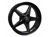 Race Star 92 Drag Star Bracket Racer Gloss Black Wheel; Rear Only; 17x10.5; 48mm Offset (10-14 Mustang)