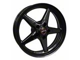 Race Star 92 Drag Star Bracket Racer Gloss Black Wheel; Rear Only; 17x10.5; 48mm Offset (24-25 Mustang)