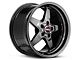 Race Star 92 Drag Star Dark Star Black Chrome Wheel; Rear Only; 17x9.5; Direct Drill (08-22 RWD Challenger)