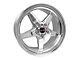 Race Star 92 Drag Star Polished Wheel; Rear Only; 17x9.5 (94-98 Mustang)