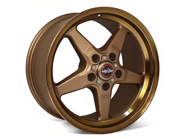 Race Star 92 Drag Star Bracket Racer Bronze Wheel; Front Only; 18x5 (16-24 Camaro)