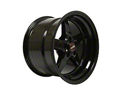 Race Star 92 Drag Star Bracket Racer Gloss Black Wheel; Rear Only; 17x11; 2mm Offset (20-23 Charger Widebody)